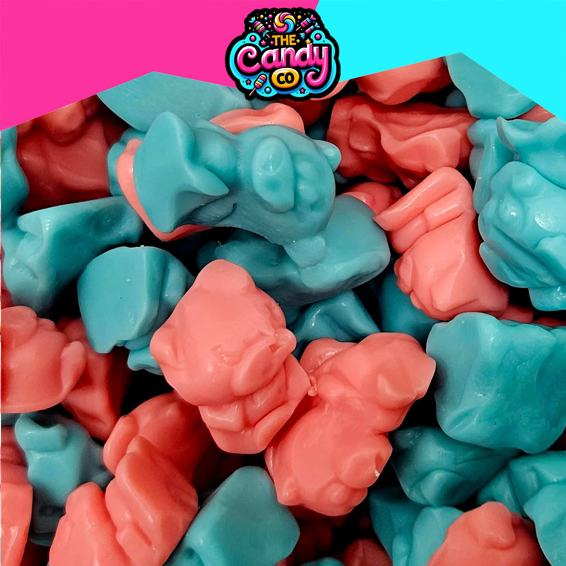 100g Pigs Gum | Pigs Bubblegum | The Candy Co