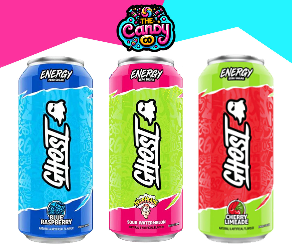 500ml Ghost Energy Cans Bundle