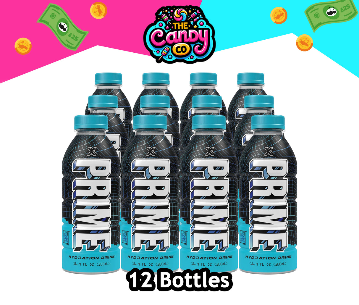Prime X Hydration Blue Lemonade - 12 bottles