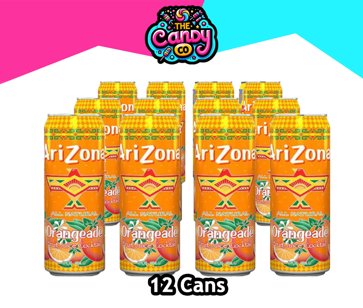 USA Arizona Orangeade Can 650ml x 12