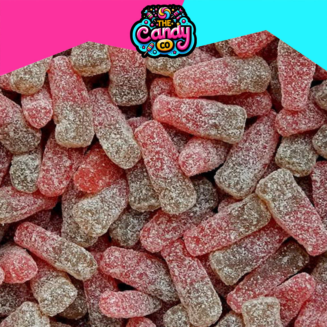 Fizzy Cherry Cola Bottles - 100g