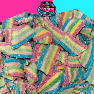 Fizzy Rainbow Belts - 100g