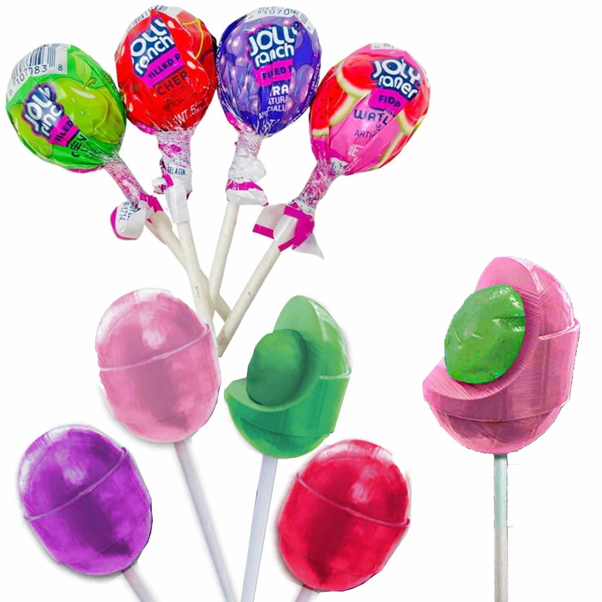 Jolly Rancher Filled Lolli Pop