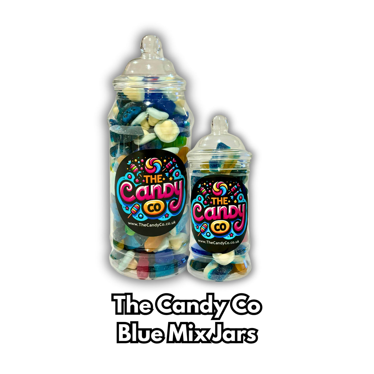 The Candy Co Blue Mix Jar - 300g or 600g