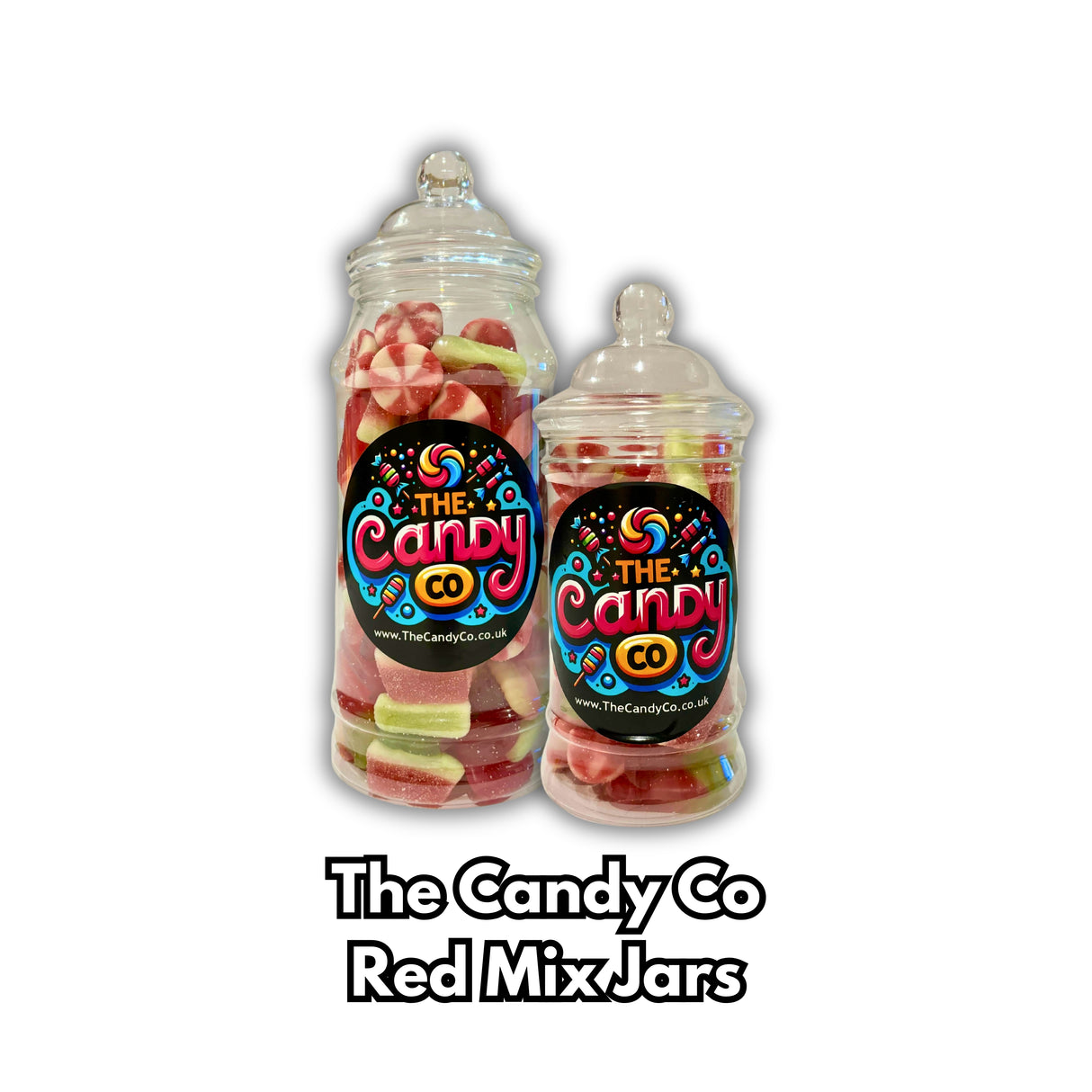 The Candy Co Red  Mix Jar - 300g or 600g