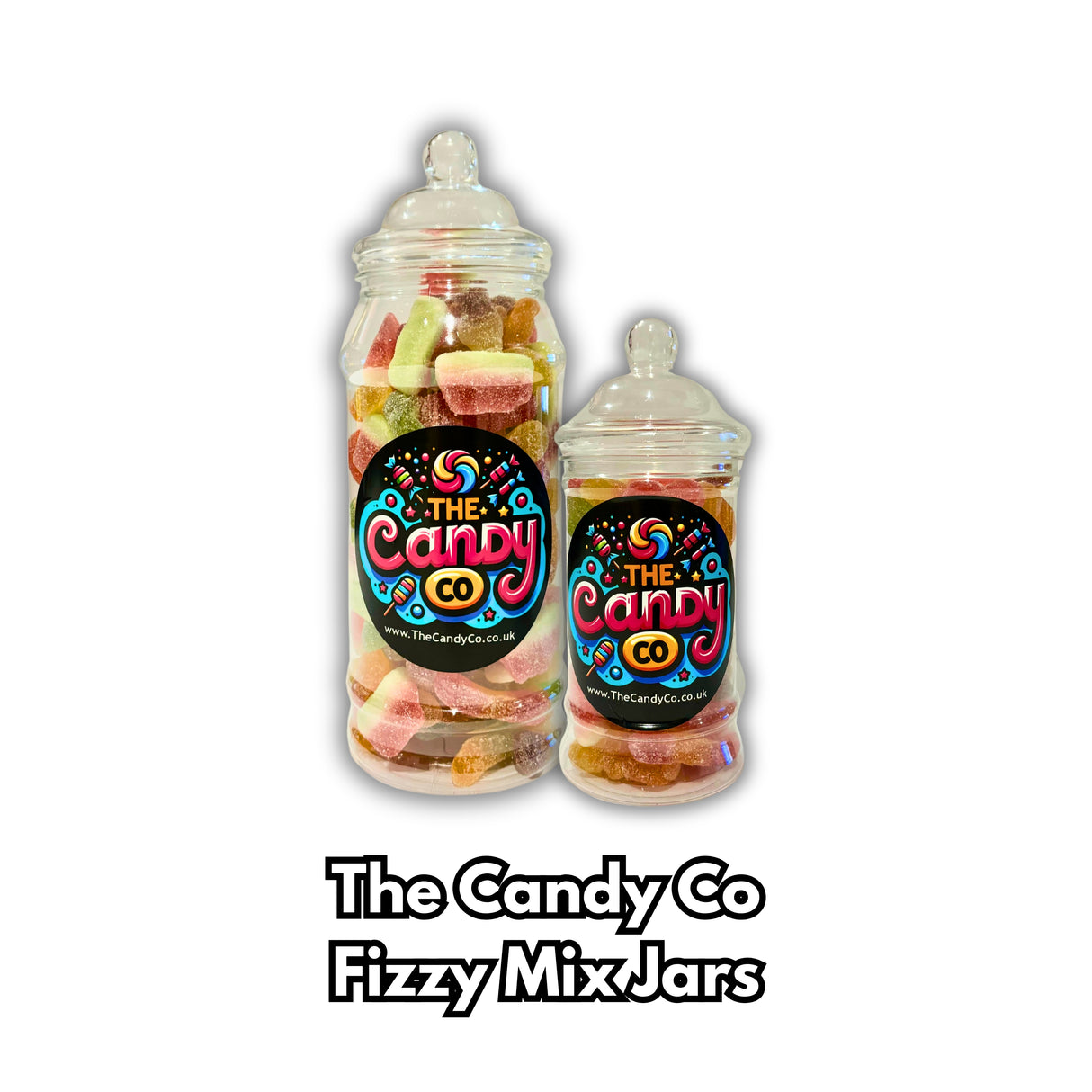 The Candy Co Fizzy Mix Jar - 300g or 600g